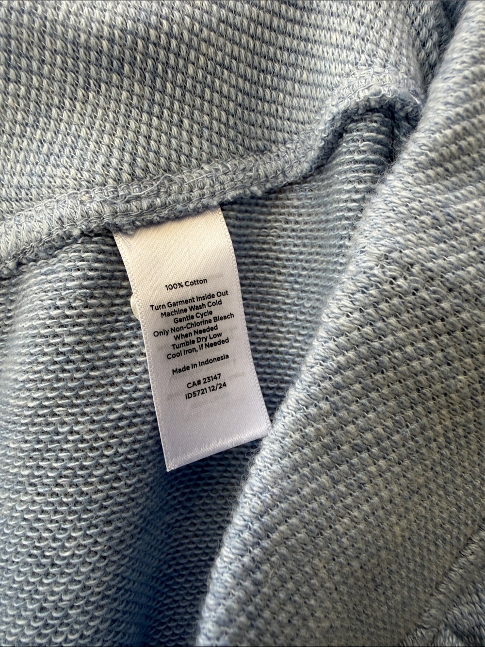 New Talbots Light Blue Rope-Drawstring Athletic Shorts - Picture 5 of 5